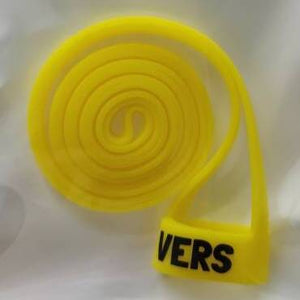 Yellow "VERS" Silicone Lanyard (MD)