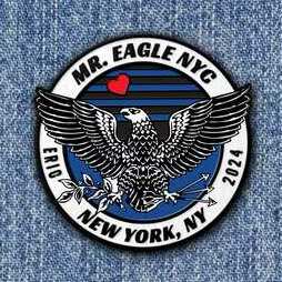 Mr. Eagle NYC Run Pin